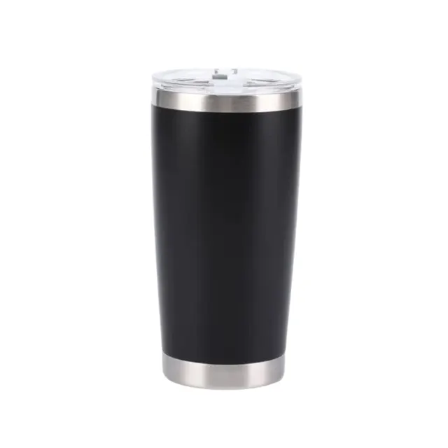 304 Stainless Steel Vacuum Insulated Tumbler with Straw Lid, 20oz — alternate view 1
