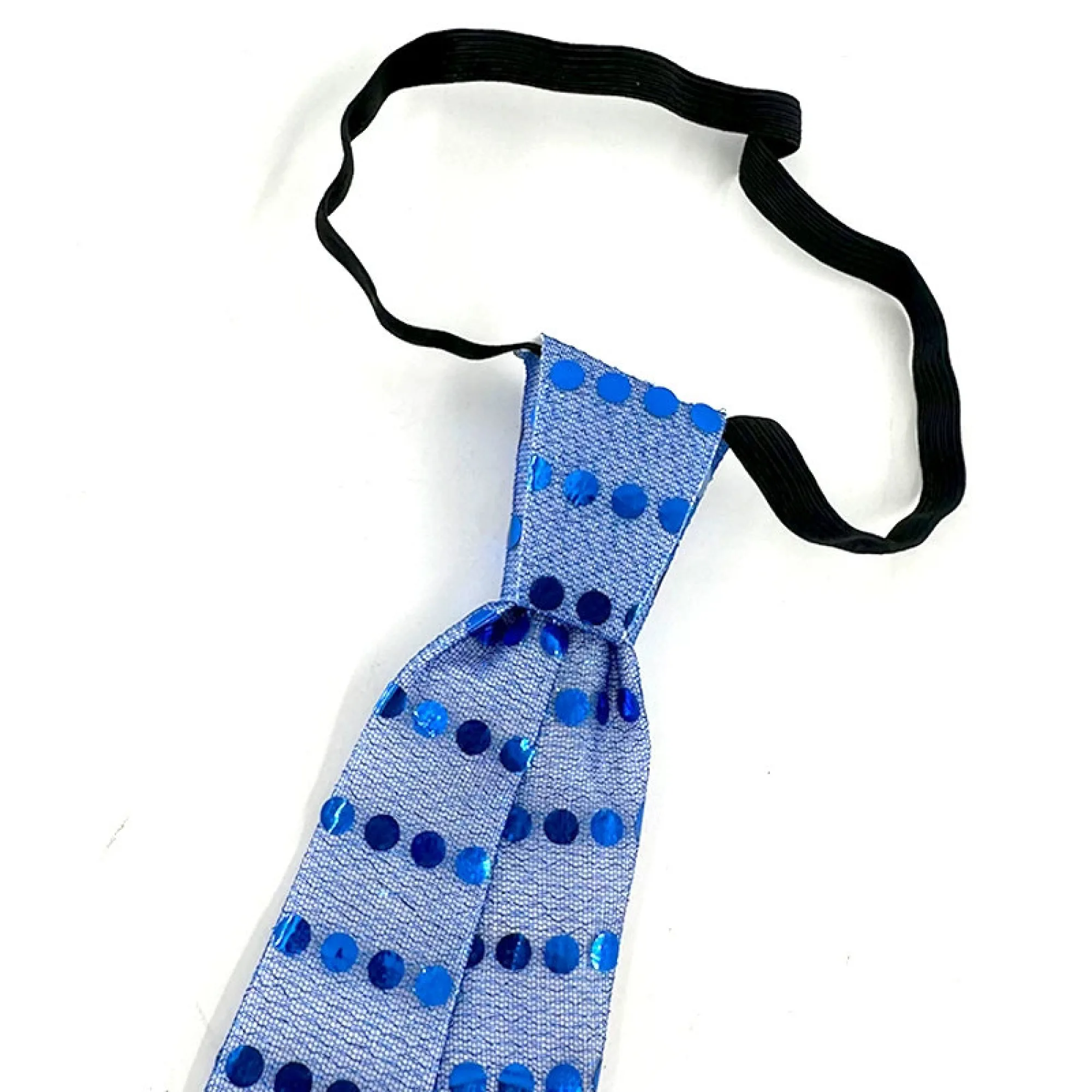 LED Flashing Sequin Necktie with Elastic Band thumbnail 7