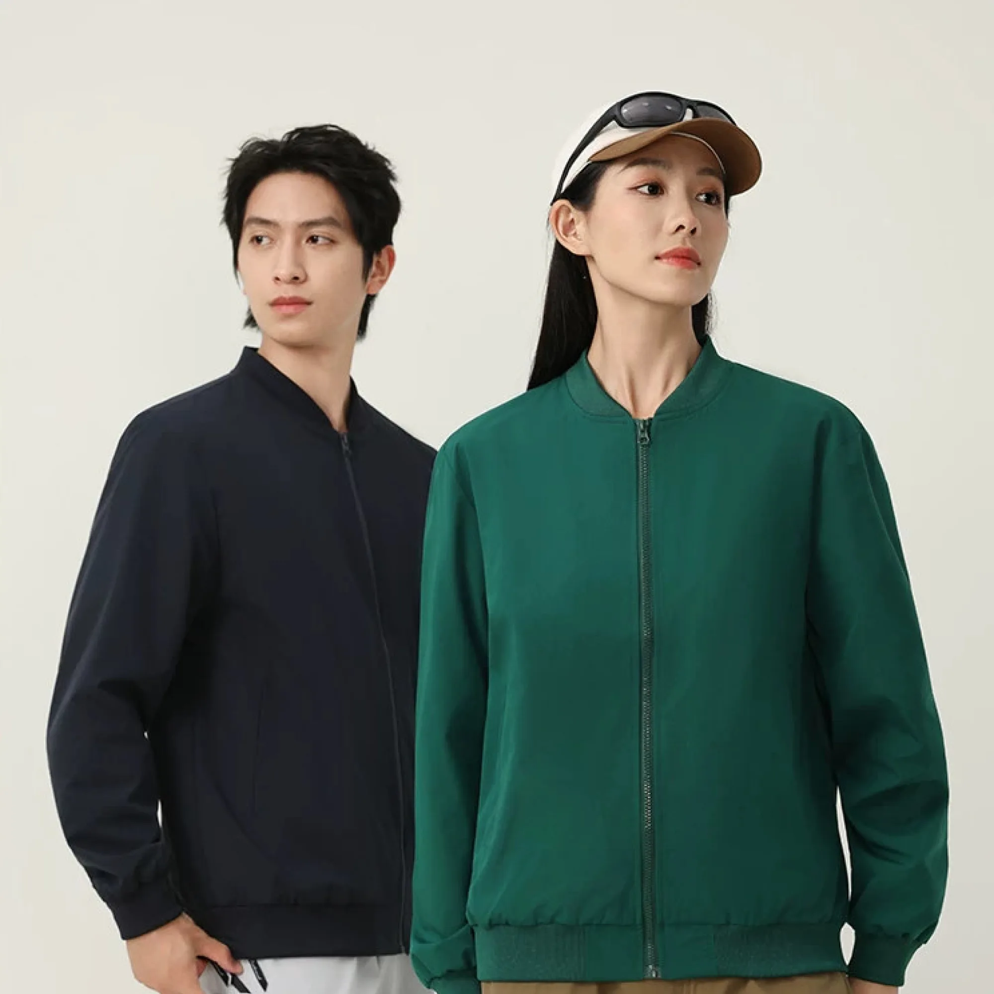 Low-Collar Flight Jacket and Stand-Collar Softshell Jacket thumbnail 3