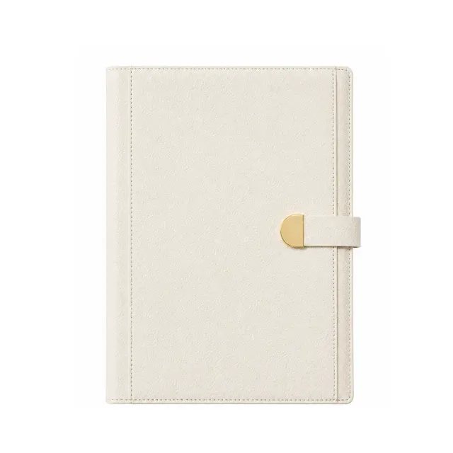 B5 Loose-Leaf Notebook with Lychee Grain Soft Leather Cover