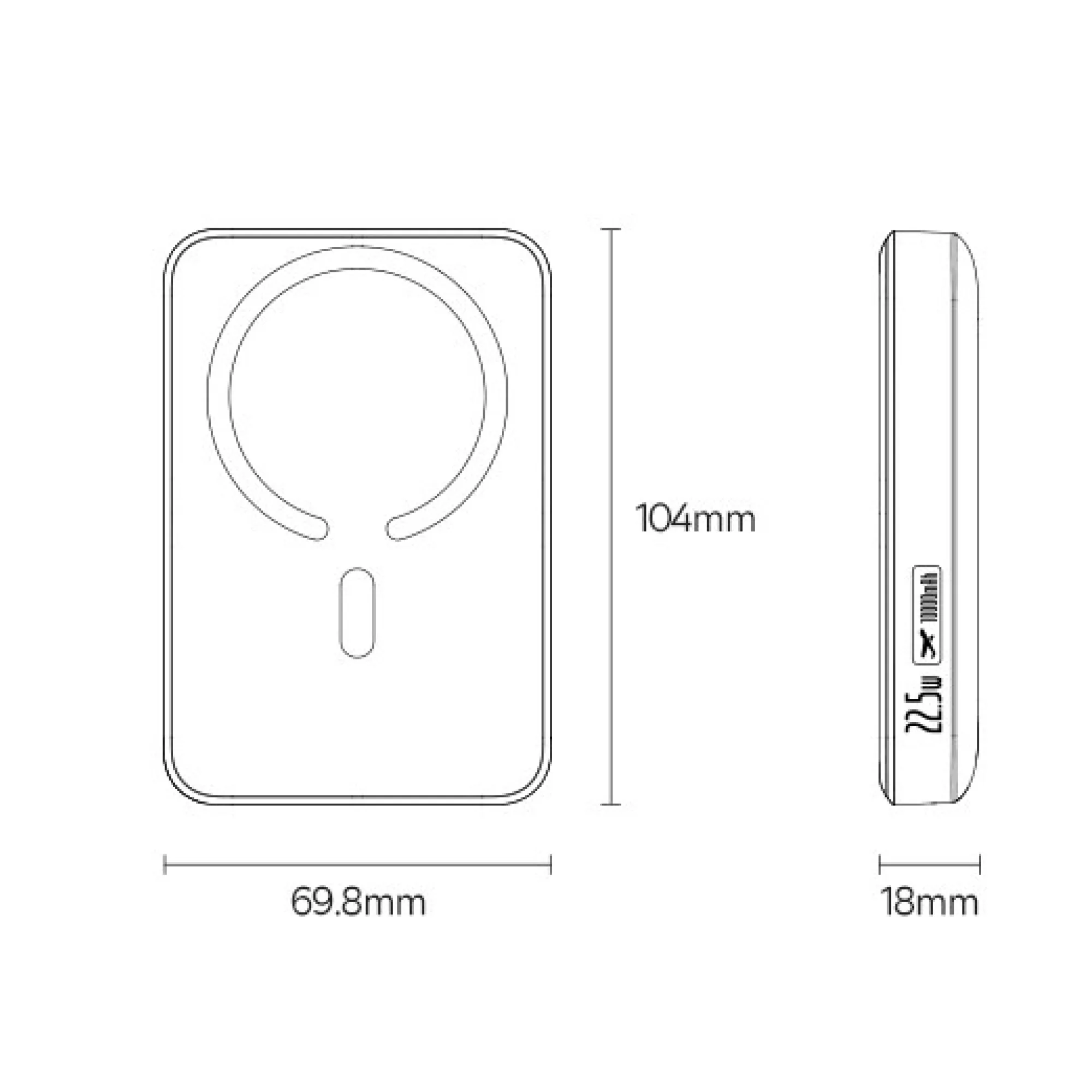 Baseus Magnetic Mini Wireless Fast Charging Power Bank thumbnail 9