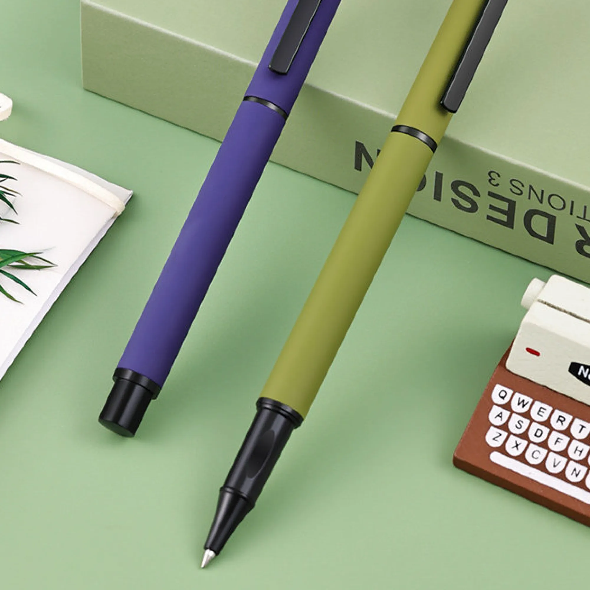 Metal Ballpoint Pen with Cap, 0.5mm Bullet Tip, Refillable thumbnail 2