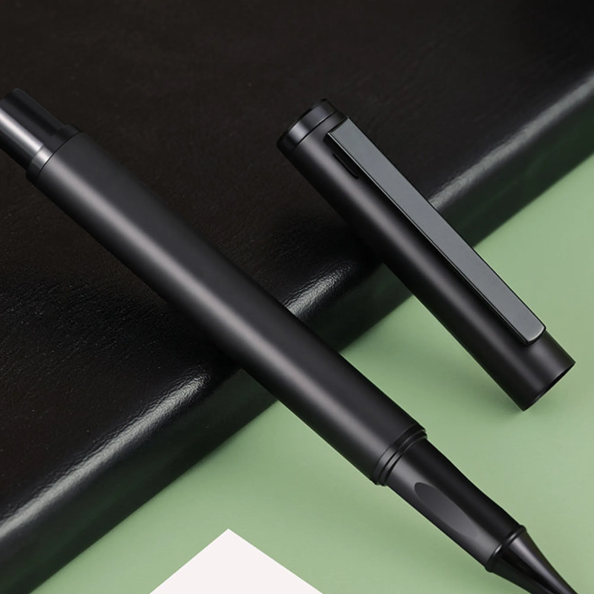 Metal Ballpoint Pen with Cap, 0.5mm Bullet Tip, Refillable thumbnail 4