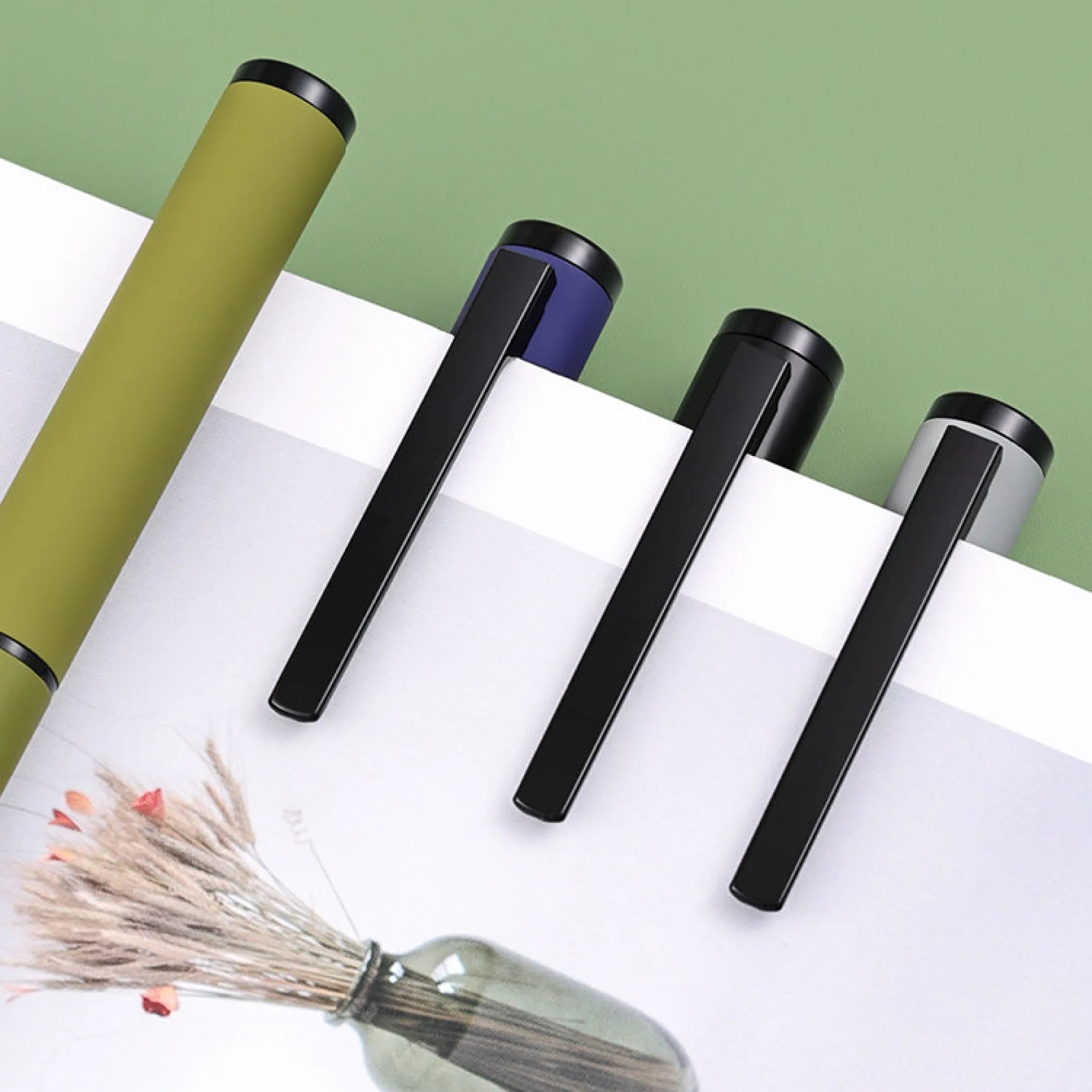 Metal Ballpoint Pen with Cap, 0.5mm Bullet Tip, Refillable thumbnail 5