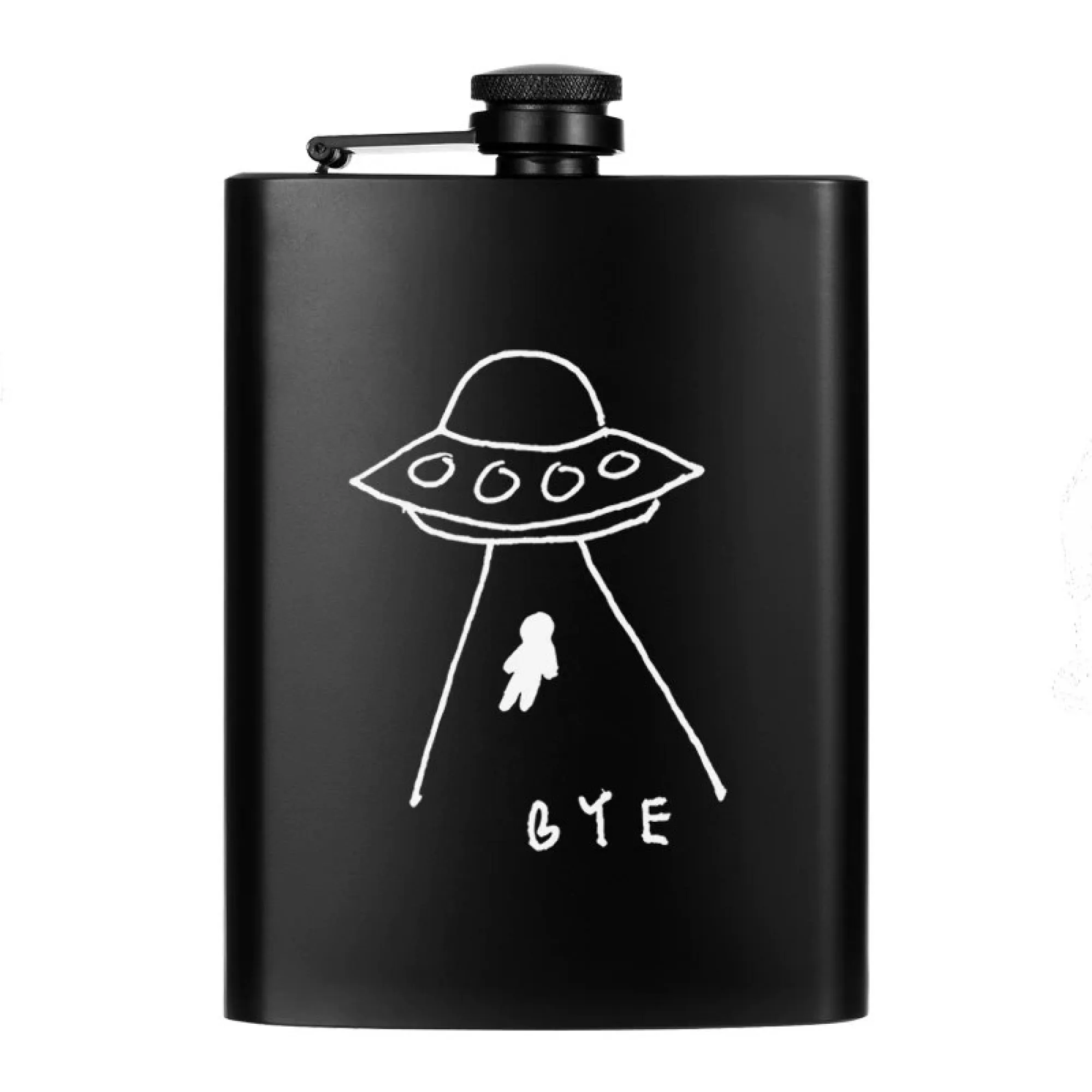 Stainless Steel Hip Flask with Skull Design thumbnail 8