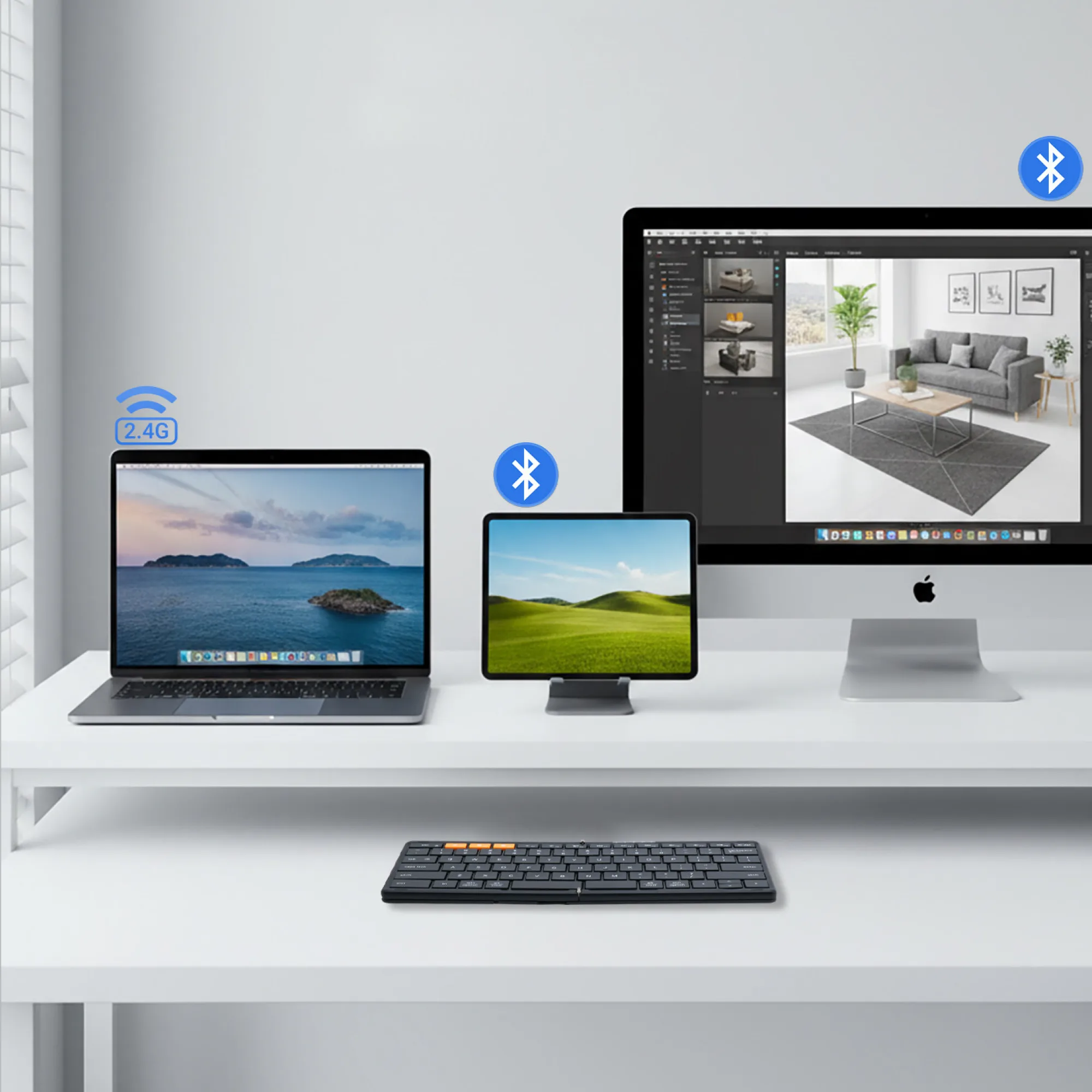 Koculus DF101 Folding Bluetooth Keyboard thumbnail 3