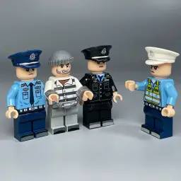 Military and Police Themed Building Block Minifigures thumbnail 3