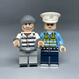 Military and Police Themed Building Block Minifigures thumbnail 2
