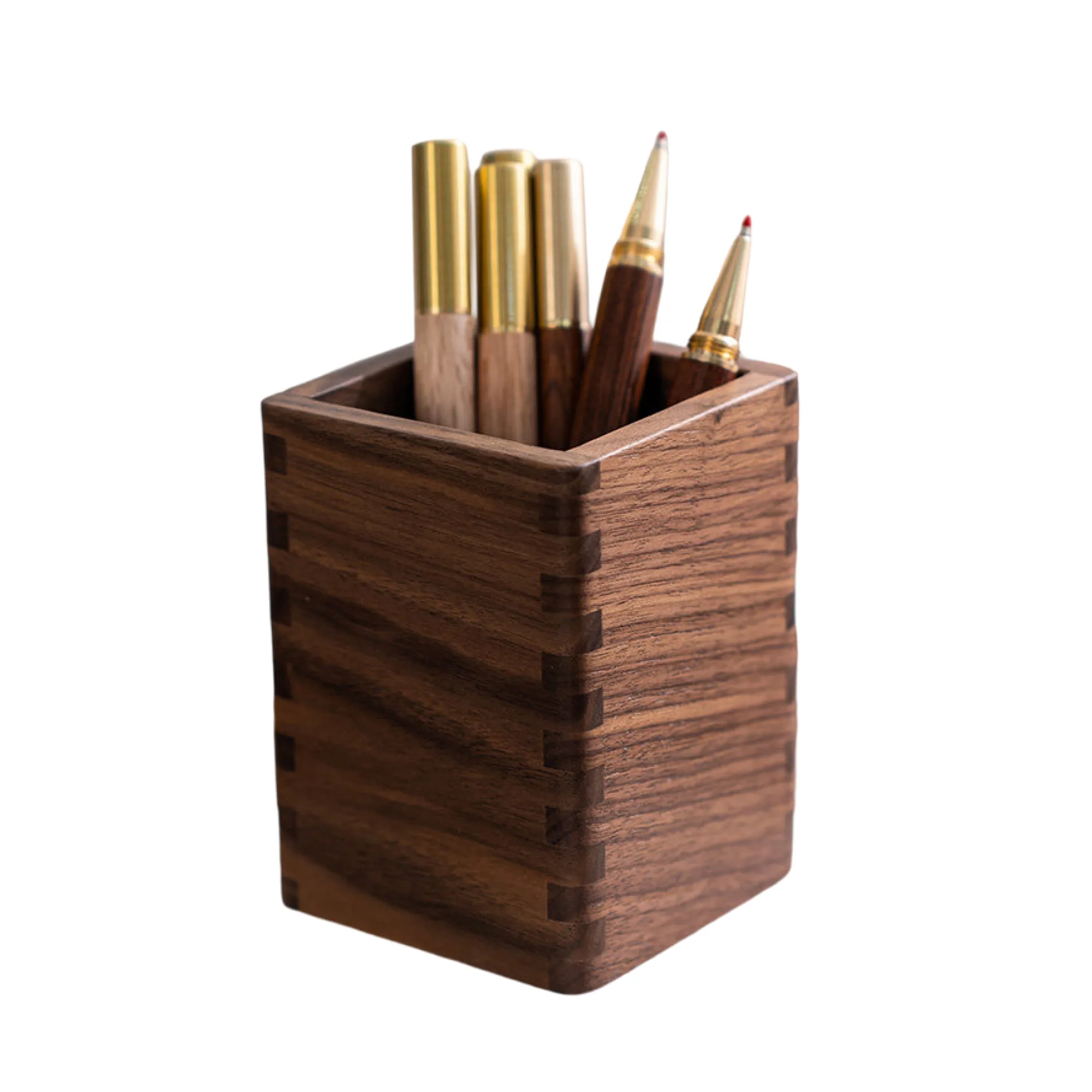 Black Walnut Pen Holder / Desktop Organizer