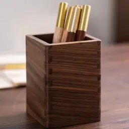 Black Walnut Pen Holder / Desktop Organizer thumbnail 5