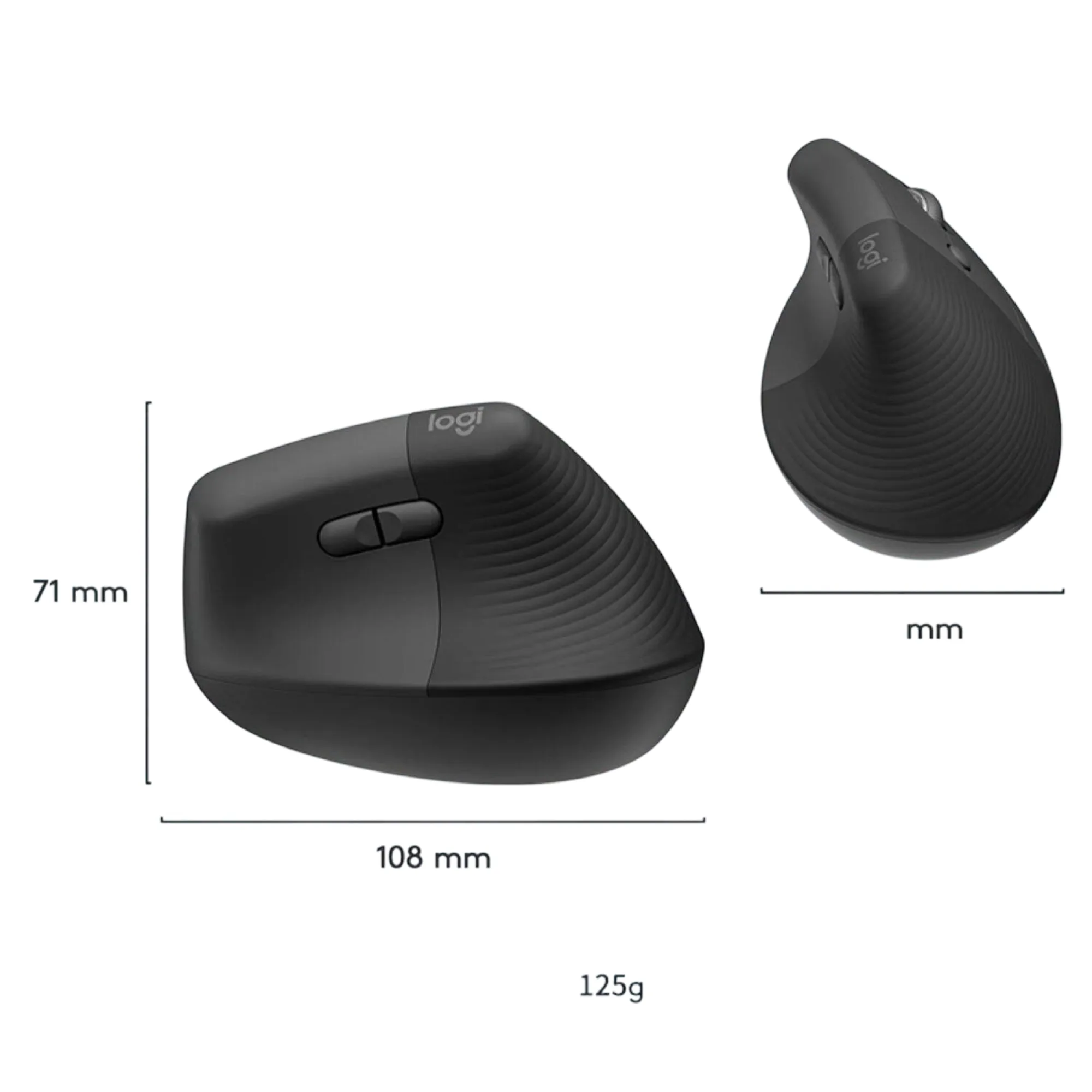 Logitech Lift Wireless Ergonomic Mouse thumbnail 6