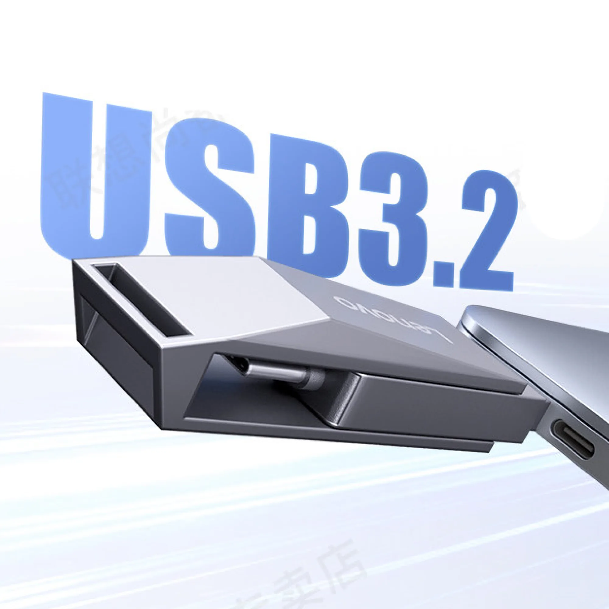 Lenovo Dual-Interface USB Flash Drive with Type-C and USB-A thumbnail 3