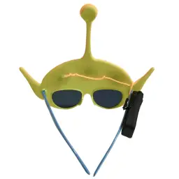 EL Glowing Glasses with Three-Eyed Alien Design thumbnail 3