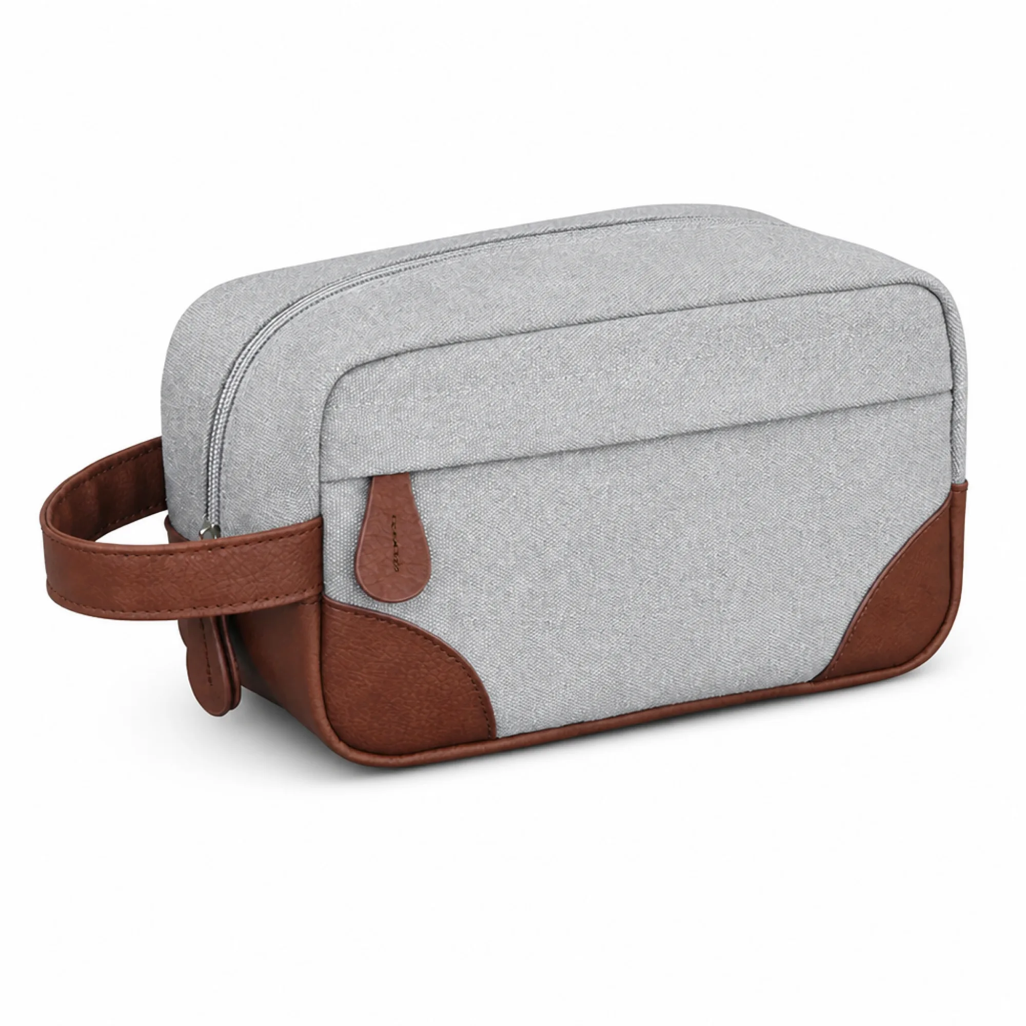 Canvas Wash Bag with Zipper Closure thumbnail 7