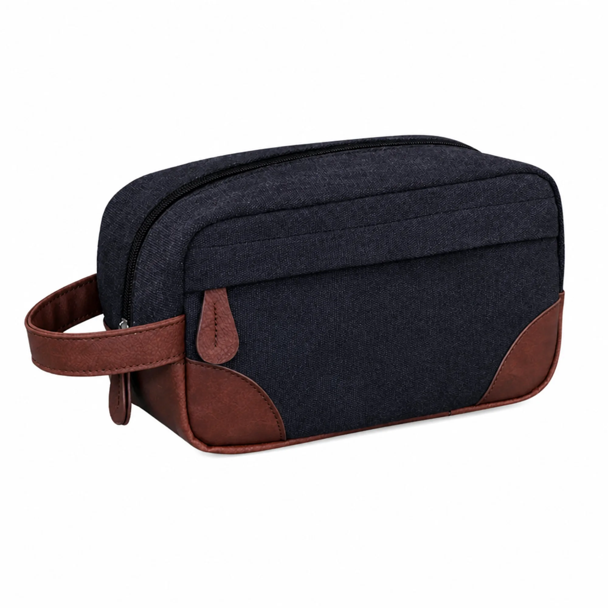 Canvas Wash Bag with Zipper Closure thumbnail 8