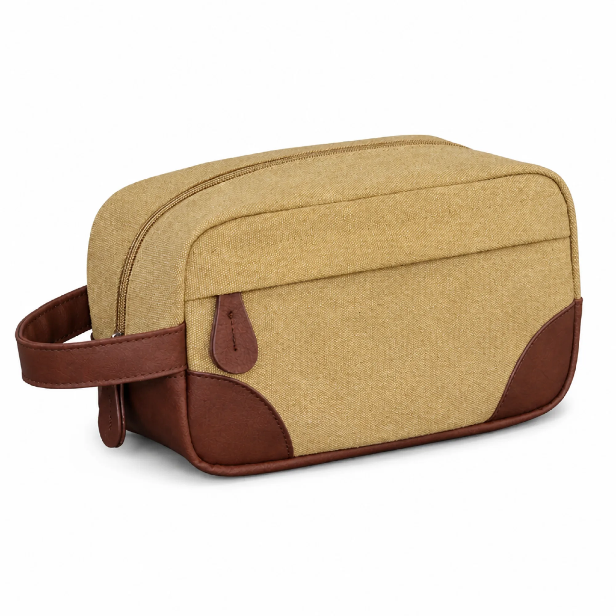 Canvas Wash Bag with Zipper Closure thumbnail 9