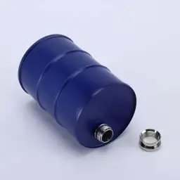 750 ml 304 Stainless Steel Barrel-Shaped Flask thumbnail 6