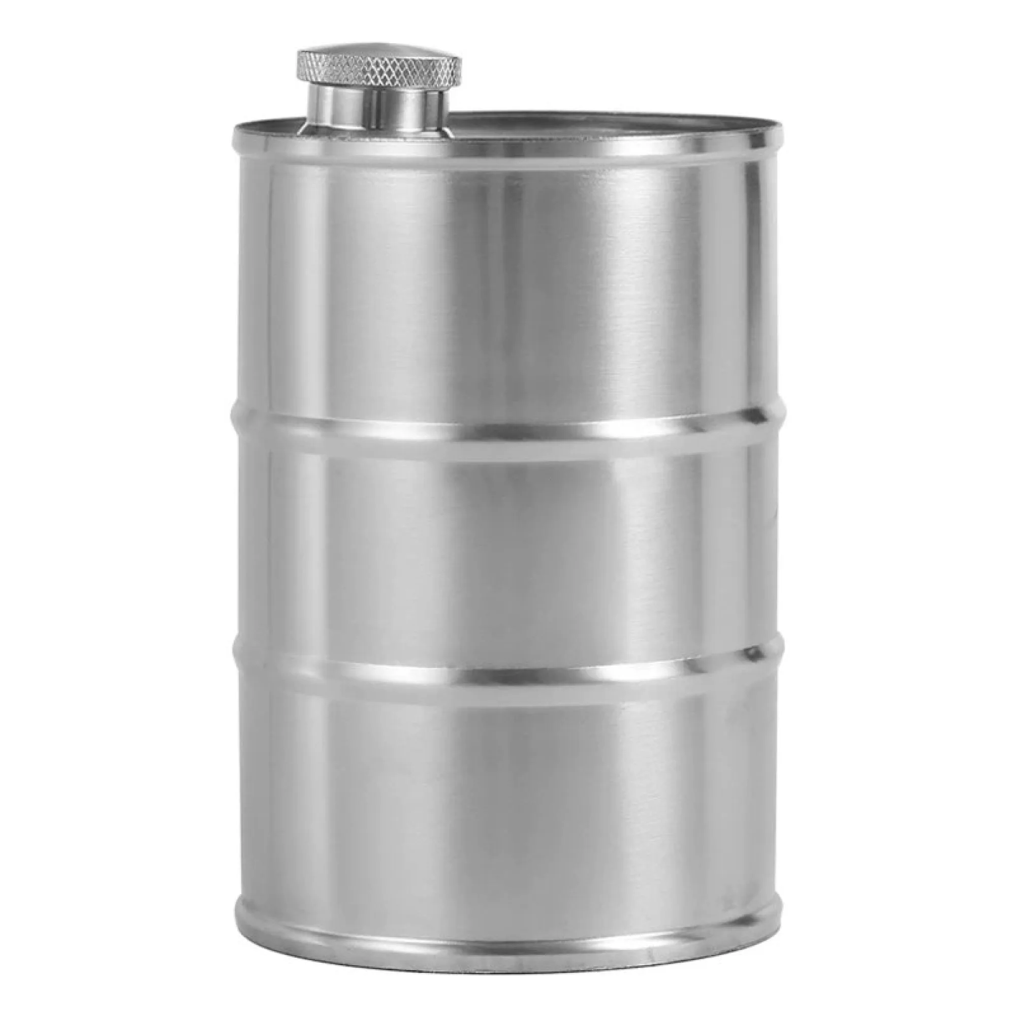750 ml 304 Stainless Steel Barrel-Shaped Flask thumbnail 8