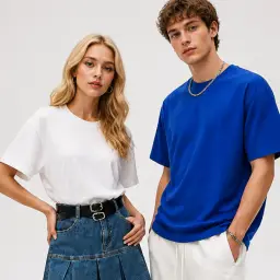 Heavyweight 100% Cotton Short-Sleeve Crew Neck T-Shirt thumbnail 6