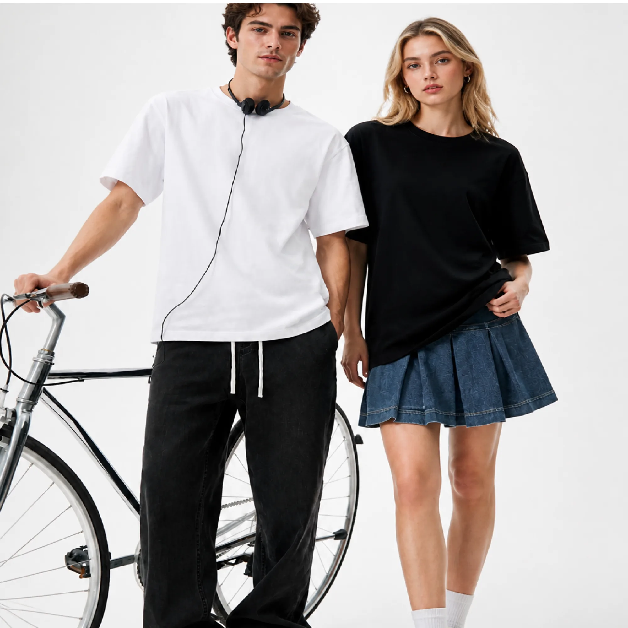 Heavyweight 100% Cotton Short-Sleeve Crew Neck T-Shirt thumbnail 6