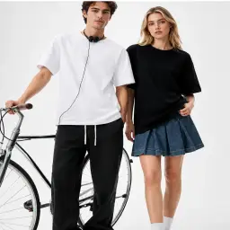 Heavyweight 100% Cotton Short-Sleeve Crew Neck T-Shirt thumbnail 7