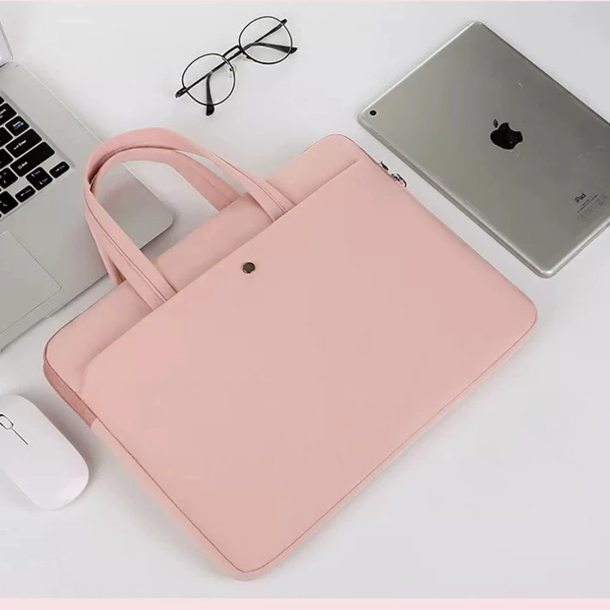Handheld Briefcase Style Laptop Carrying Bag thumbnail 3