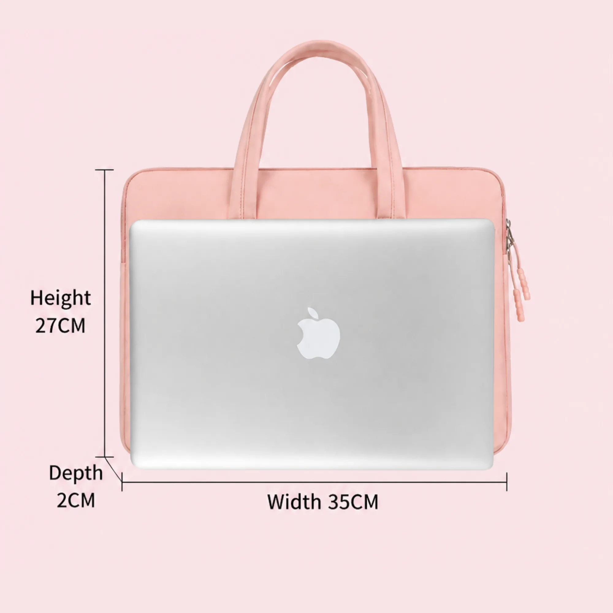 Handheld Briefcase Style Laptop Carrying Bag thumbnail 7