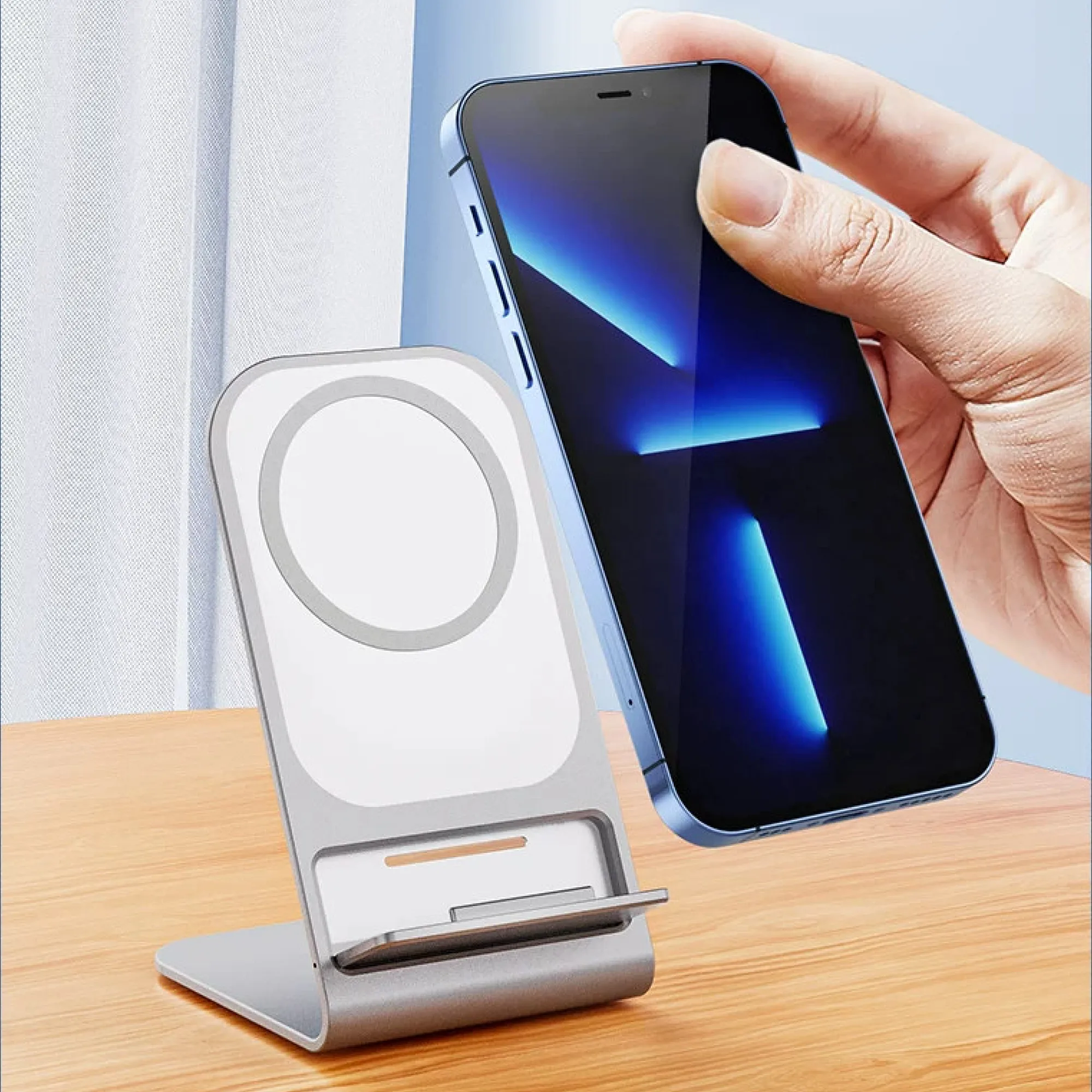 Niye Y55 Wireless Charger Desktop Phone Stand thumbnail 5