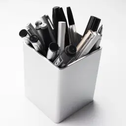 Metal Square Desk Pen Holder thumbnail 2