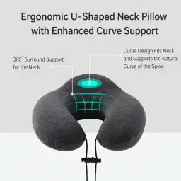 U-Shaped Memory Foam Neck Pillow thumbnail 3