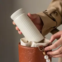 Stainless Steel Insulation Cup with Straight Drink Lid thumbnail 3
