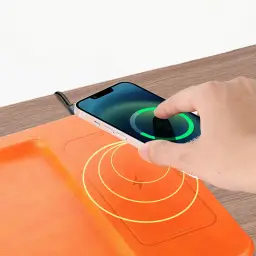 Multifunctional Storage Box with 15W Wireless Charging Tray thumbnail 3