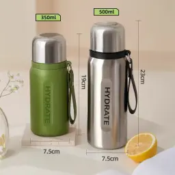 Insulated Stainless Steel Water Bottle with Tea Infuser, 350ml and 500ml thumbnail 8