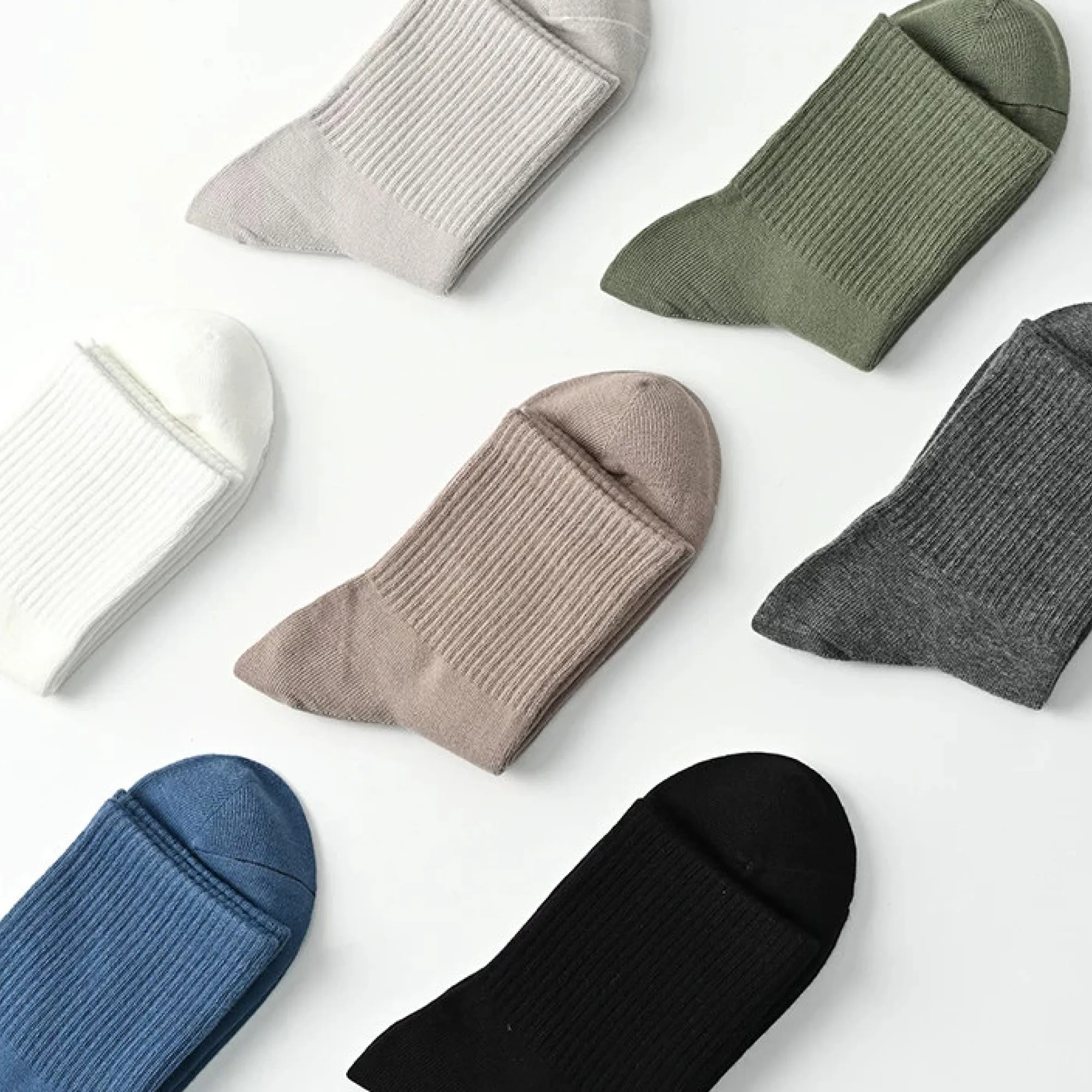 Unisex Cotton Crew and Short Socks with Antibacterial and Anti-Odor Properties thumbnail 5