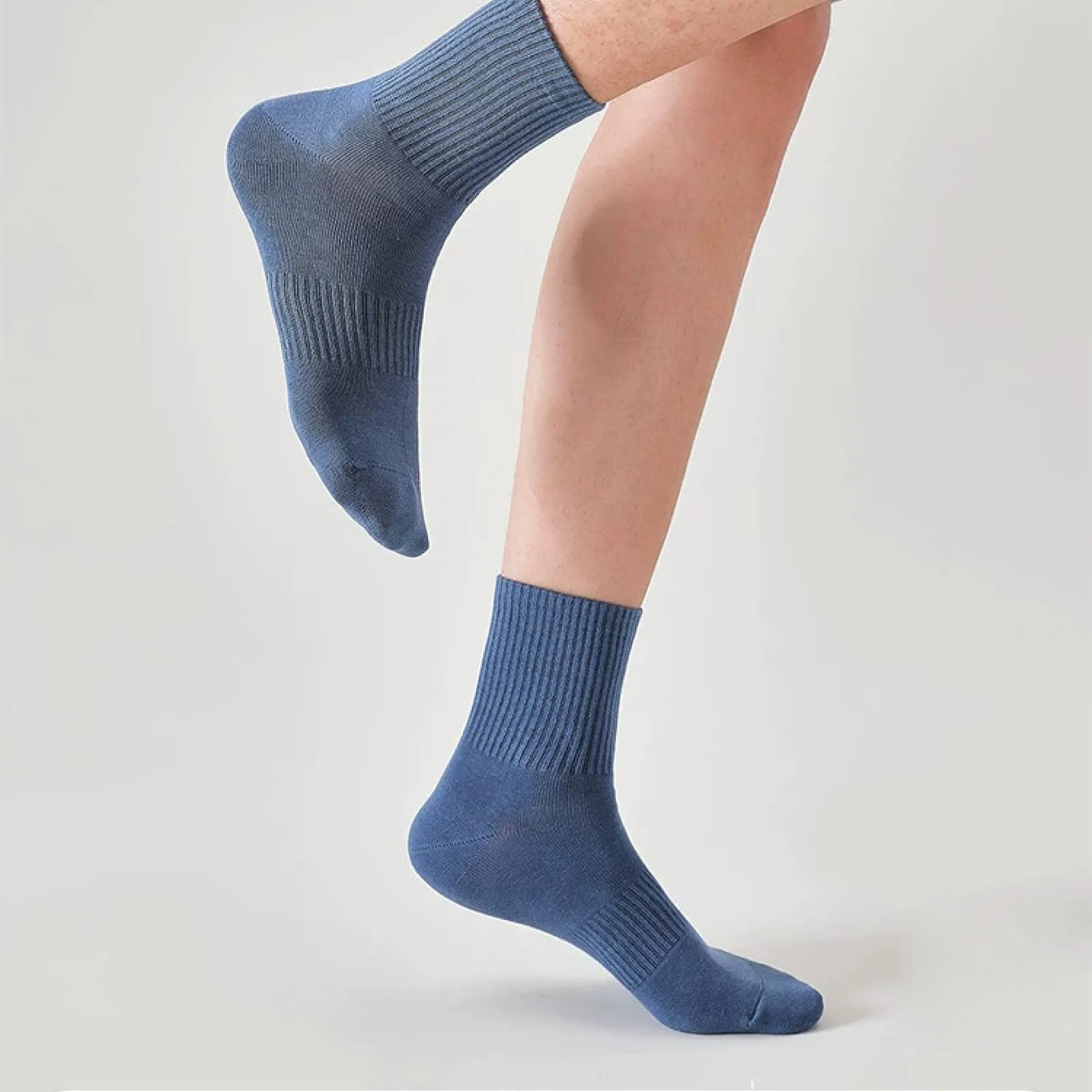 Unisex Cotton Crew and Short Socks with Antibacterial and Anti-Odor Properties thumbnail 11