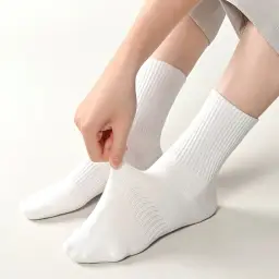 Unisex Cotton Crew and Short Socks with Antibacterial and Anti-Odor Properties thumbnail 2