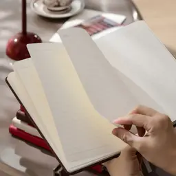 A5 Hardcover Notebook with PU Cover, Ruled Pages, and Gift Box Options thumbnail 3