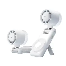 W&P Handheld/Desktop Foldable Fan with Magnetic Phone Stand thumbnail 1