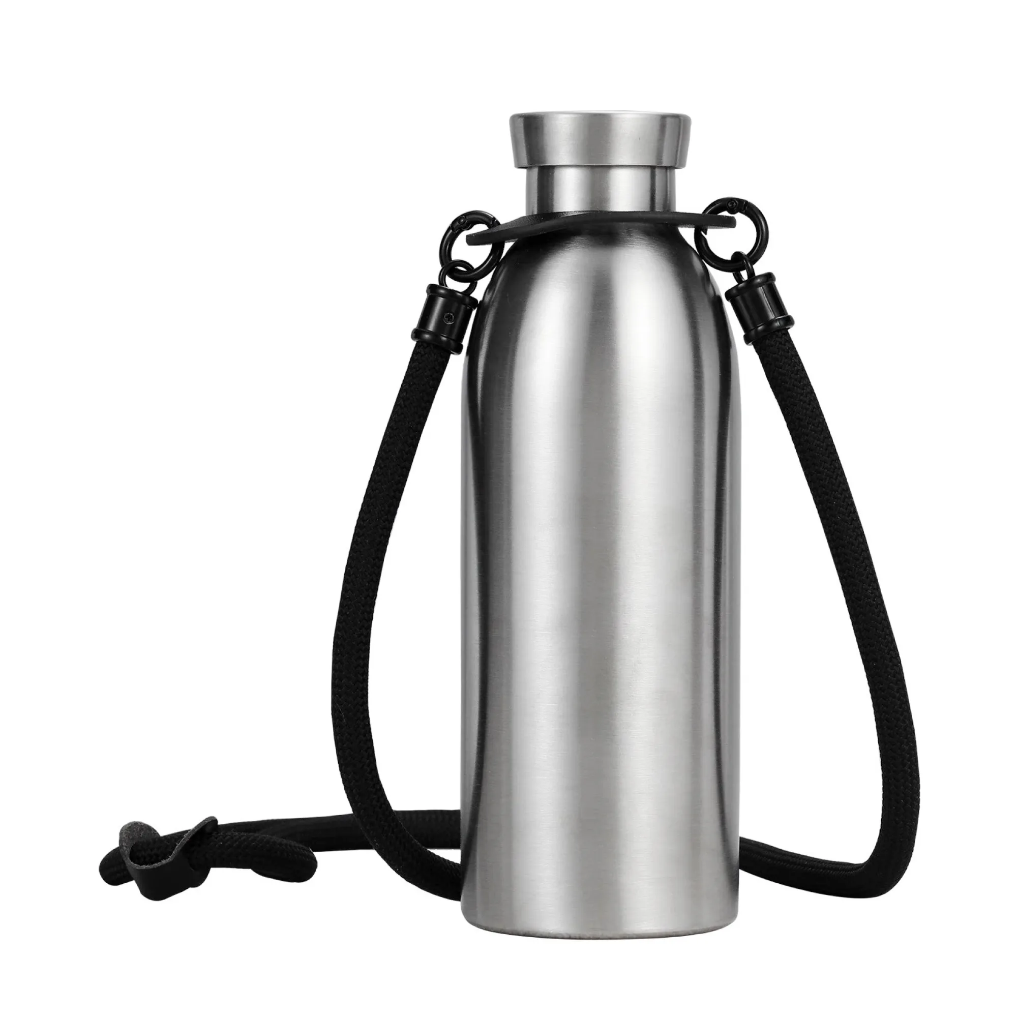 304 Stainless Steel Vacuum Insulated Milk Bottle Cup with Lanyard thumbnail 5