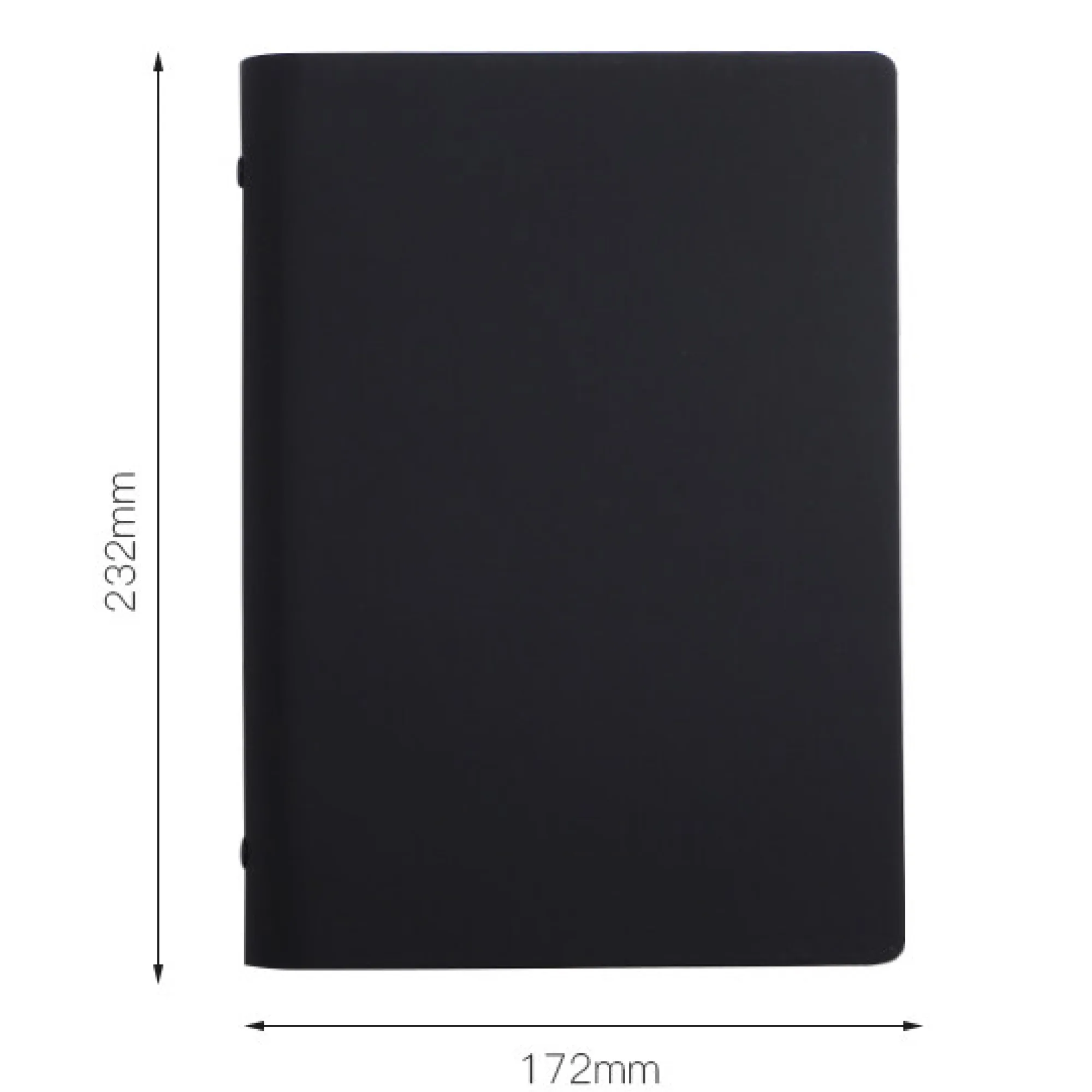 A5 Loose-Leaf Notebook with Faux Leather Cover thumbnail 7