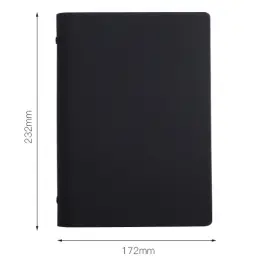 A5 Loose-Leaf Notebook with Faux Leather Cover thumbnail 7