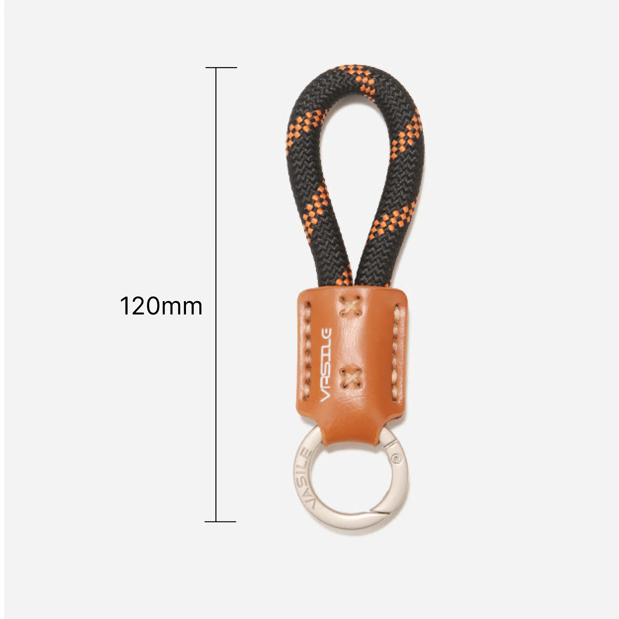 Cow Leather Keychain Key Ring thumbnail 5