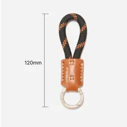 Cow Leather Keychain Key Ring thumbnail 6