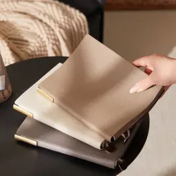 PU Leather Ruled Notebook with Sewn Binding, A5 and B5 thumbnail 3