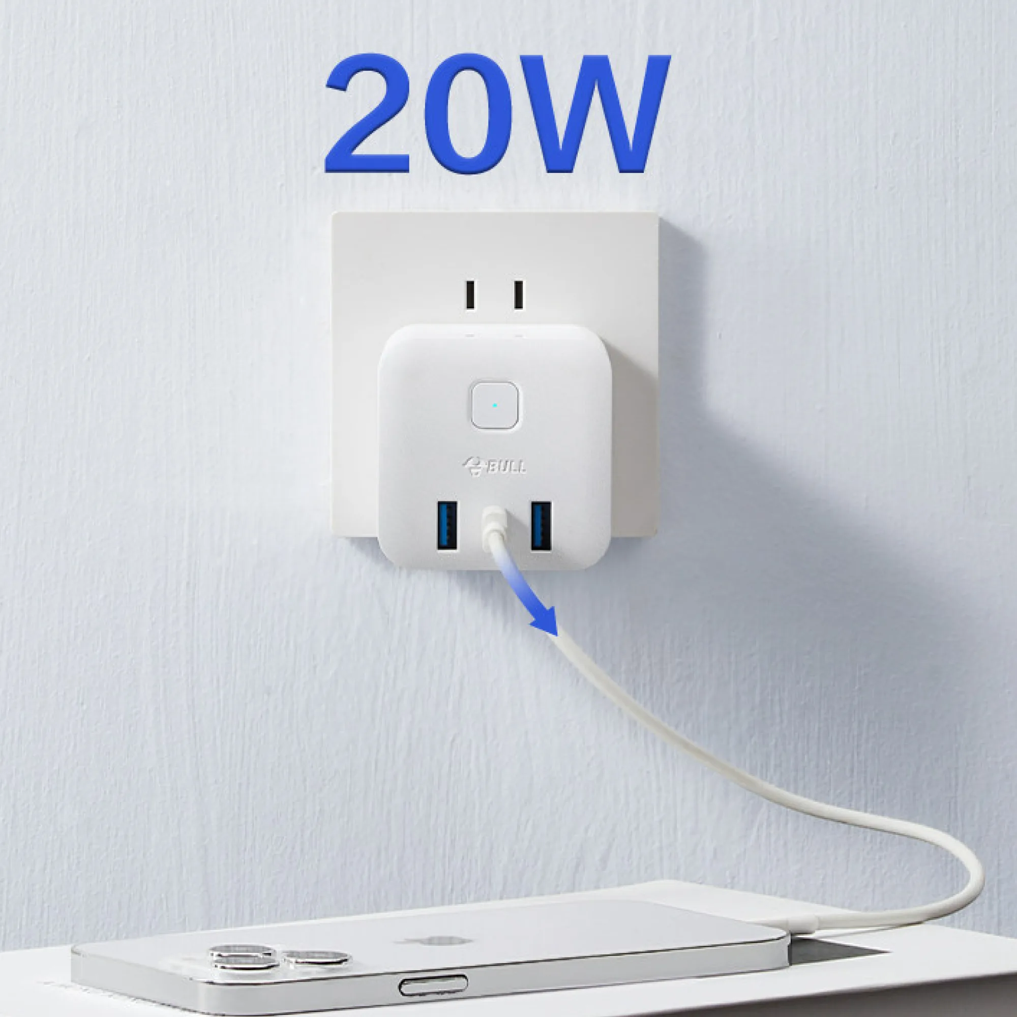 BULL Travel Plug Adapters and Extension Sockets with USB Charging thumbnail 5