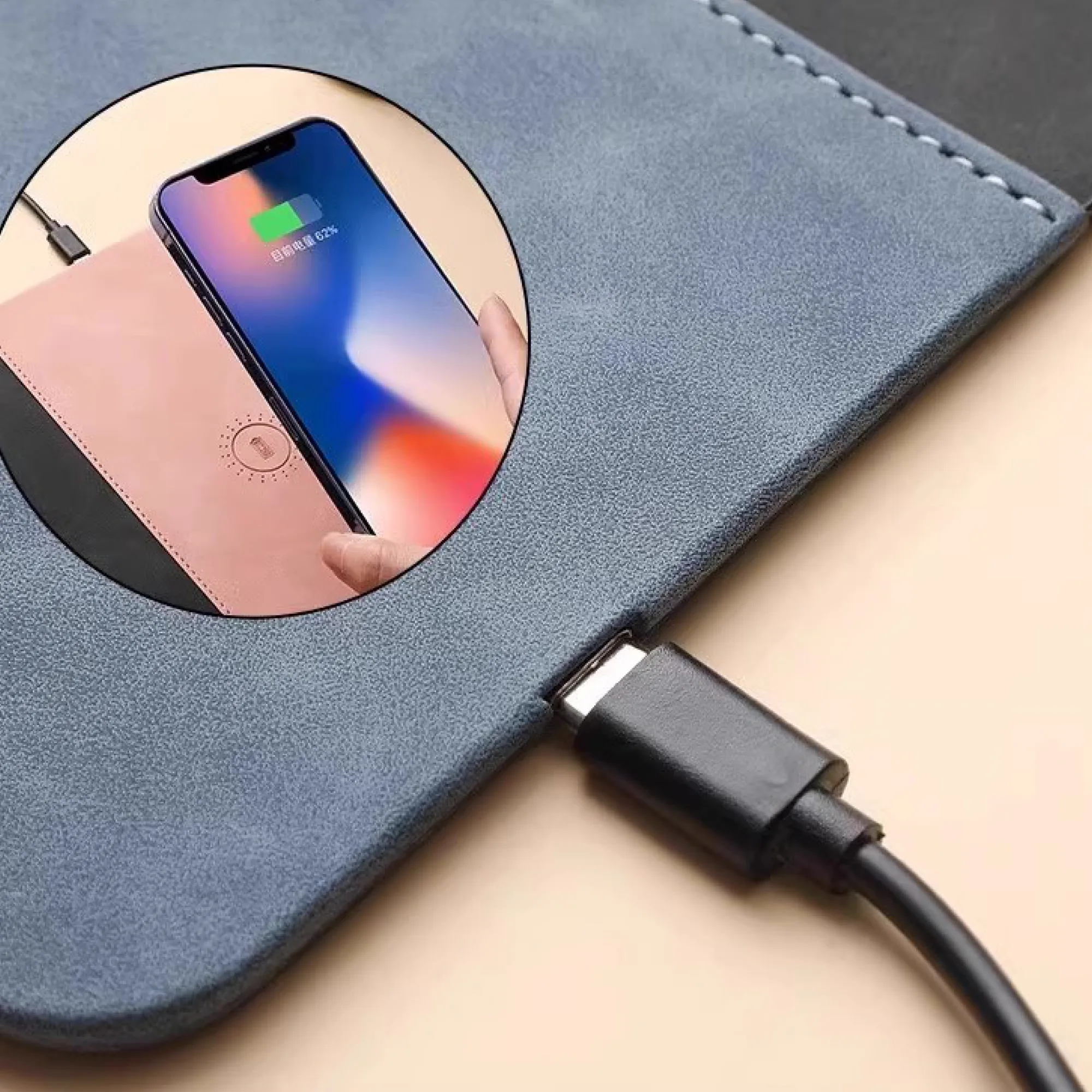Wireless Charging Mouse Pad with 15W Fast Charging thumbnail 8
