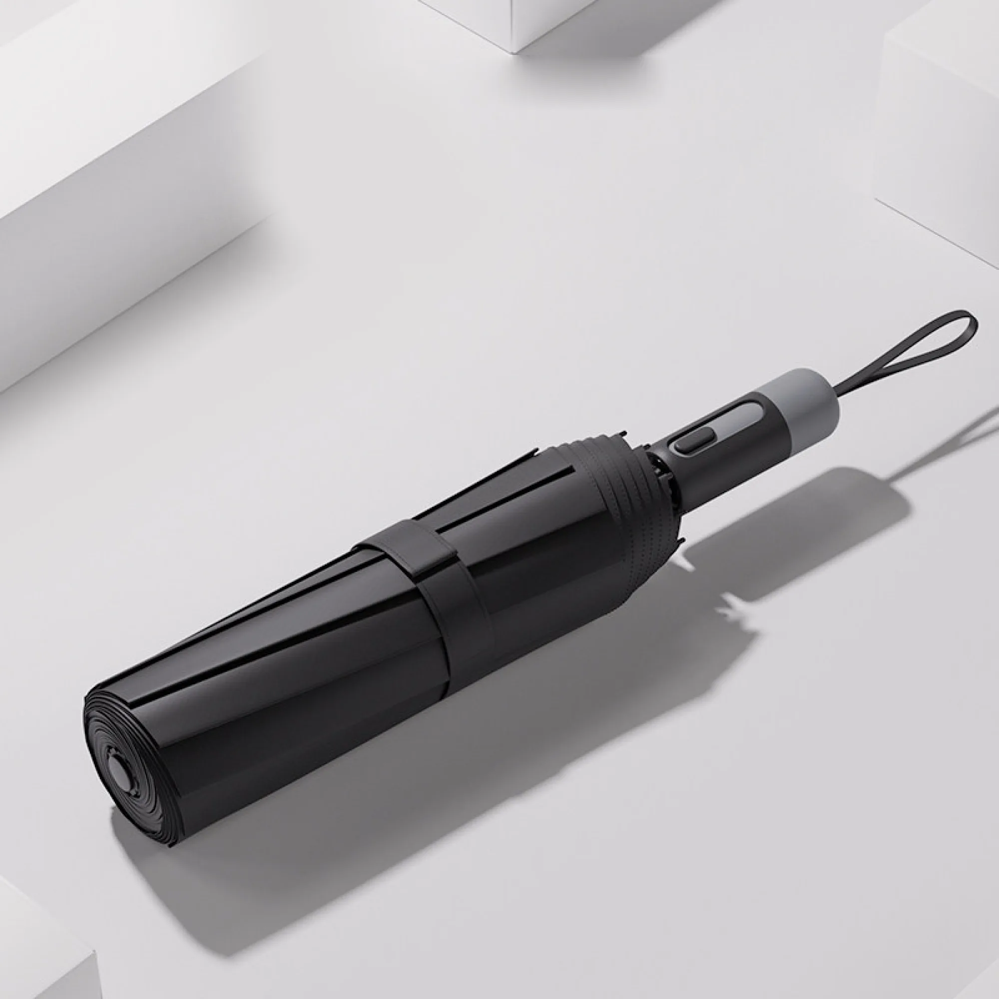 Full-Automatic Three-Fold Umbrella with UPF50+ Protection thumbnail 5