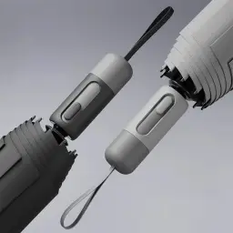 Full-Automatic Three-Fold Umbrella with UPF50+ Protection thumbnail 2