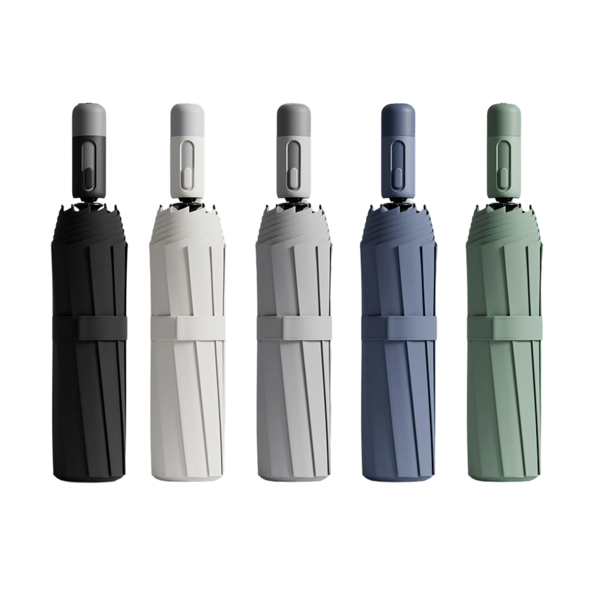 Full-Automatic Three-Fold Umbrella with UPF50+ Protection