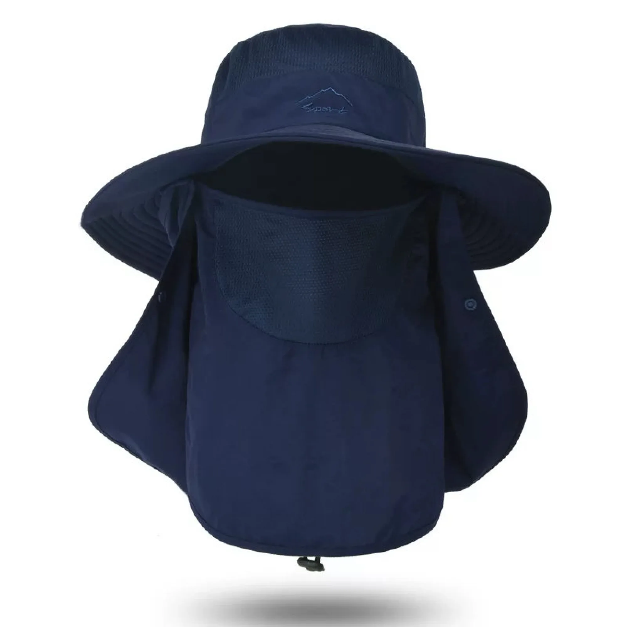 Adjustable Sun Protection Bucket Hat with Neck Flap and Face Cover thumbnail 8